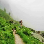 On the trail to Fenetre D’Arrette