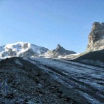 On the lateral moraine of the Haut Glacier d’Arolla