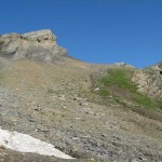 Slope below the Col de Fours