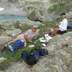 Picnic above Lac Blanc