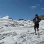Crossing the Oberer Theodule Glacier